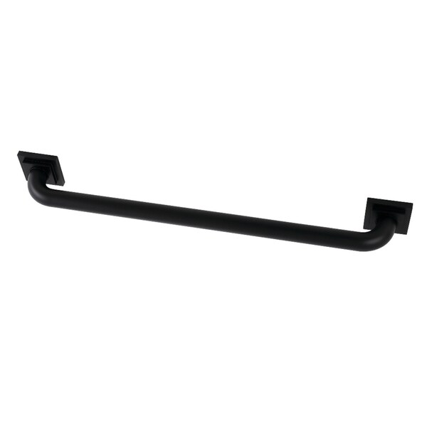 Kingston Brass DR614240 24-Inch x 1-1/4-Inch O.D Grab Bar, Matte Black DR614240 - main